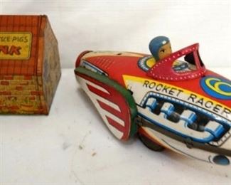 ROCKET RACER/3 LITTLE PIGS BANK 