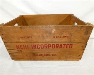 23X12 NEHI WOODEN BOX 