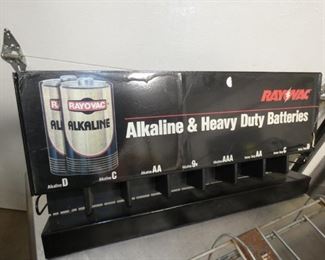 ALKALINE BATTERIES DISPLAY 