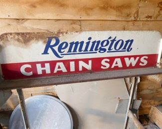 VIEW 2 TOP REMINGTON CHAINSAW SIGN 