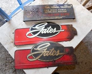 GATES BELT SIGNS 