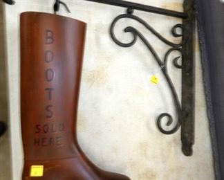 19 1/2IN. BOOTS TRADE SIGN  