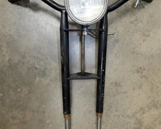 MOTORBIKE HANDLE BARS W/HEADLIGHT 