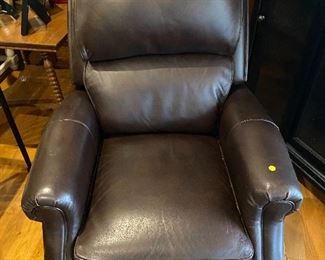 Comfortable leather recliner 