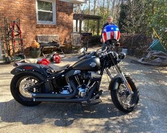 2013 Harley FLS fat boy with numerous extras and only 600 miles