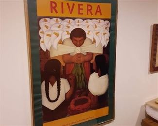 Diego Rivera framed poster