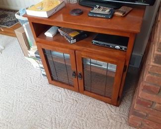 Primitive Oak mission style end table