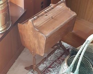 Antique sewing cabinet