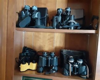 Nice selection of vintage binoculars