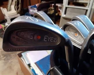 Ping Eye 2 orange dot Iron set $100