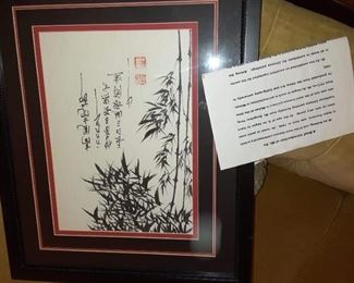 Original Oriental art work