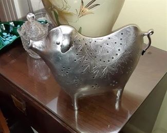 Stainless steel die cut Pig