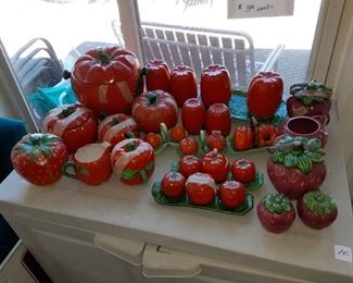 Occupied Japan Tomatoes and Strawberries $3 each