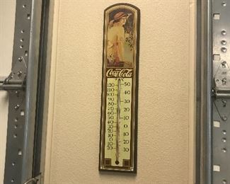 Antique Coca-Cola thermometer 