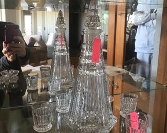 Nice selection of Antique Heisey & Fostoria glassware 