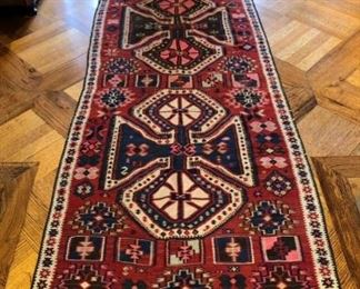 Turkish rug, 3’11” by 13’6”