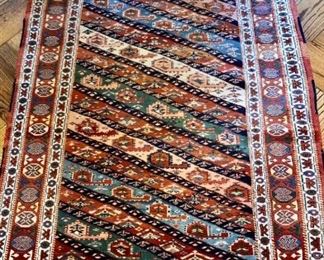 Caucasian Genji rug, 7’3” by 4’9”