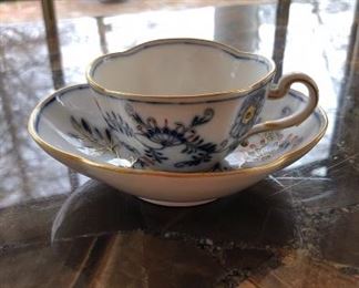 Meissen cup and saucer 