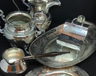 19th and 20th century Collectible silverplate