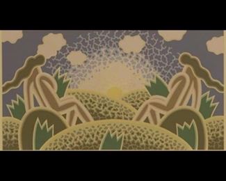 Robert Gordy, American, 1933-1986, Untitled color lithograph, signed and edition number 39/75