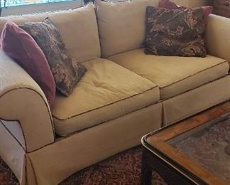 Cream color matching sofas (2)