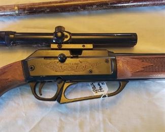 Daisy BB gun with scope