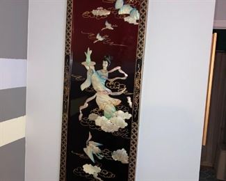 Mother of pearl Chinese wall panel  $25