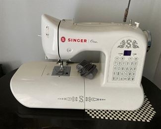 SINGER ONE sewing machine.  Top-of-the-line, with electronic stitch patterns  $125