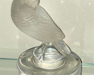 signed Lalique bird  $45