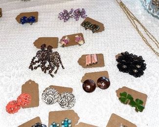 Lot of antique/vintage Earings $30 
