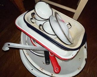 Enamel ware lot $75