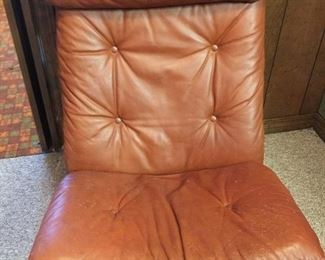 Scandinavian style leather chair