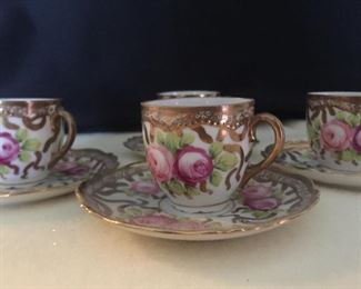 Royal O. E. &. G. China teacups and saucers