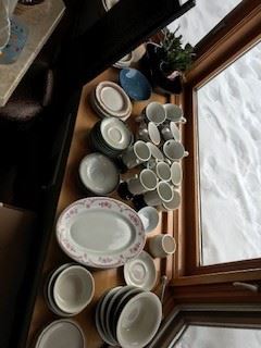 restaurant ware pieces, many patterns