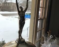 top of trophy