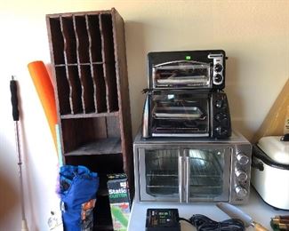 3 toaster ovens. Each like nee
