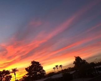 Gorgeous sunset. Not for sale