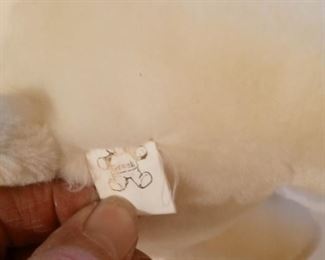 Greek - "It's All Greek" Small white bear