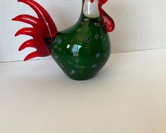 Glass Rooster