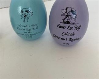 Governor Residence Collectible Easter Egg Roll Eggs