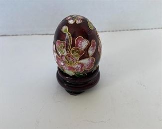 Small art deco egg