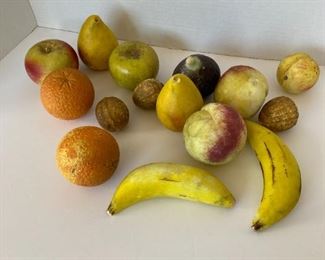 Stone carved fruit