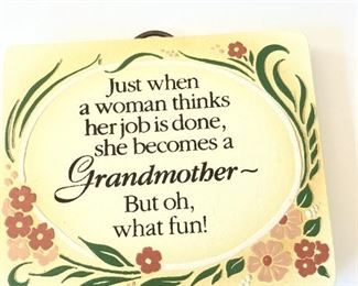 Grandma Plaque