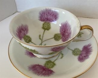 Beautiful tea cup and saucer