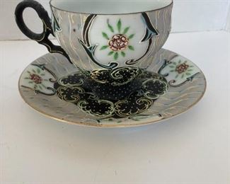 Beautiful tea cup and saucer