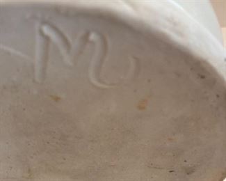 Stoneware Kerosene lantern - signed