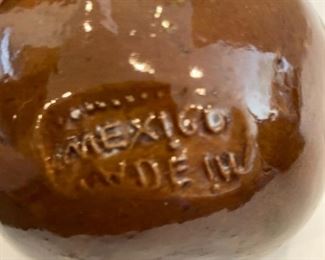 Pottery picther made in mexico