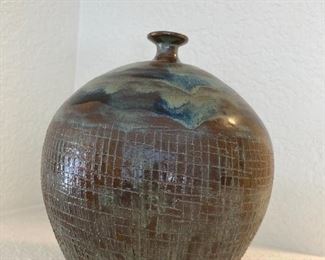 Unique hand made vase. Signed