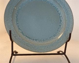 Pretty blue platter/plate