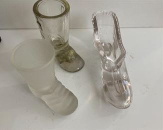 Collectilbe Shoes. Variety of Porcelain, Glass, Wood, Ceramic and plastic. Vintage and modern. Various sizes and shapes!